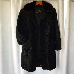 Vintage Genuine Lamb/Mink FurCoat